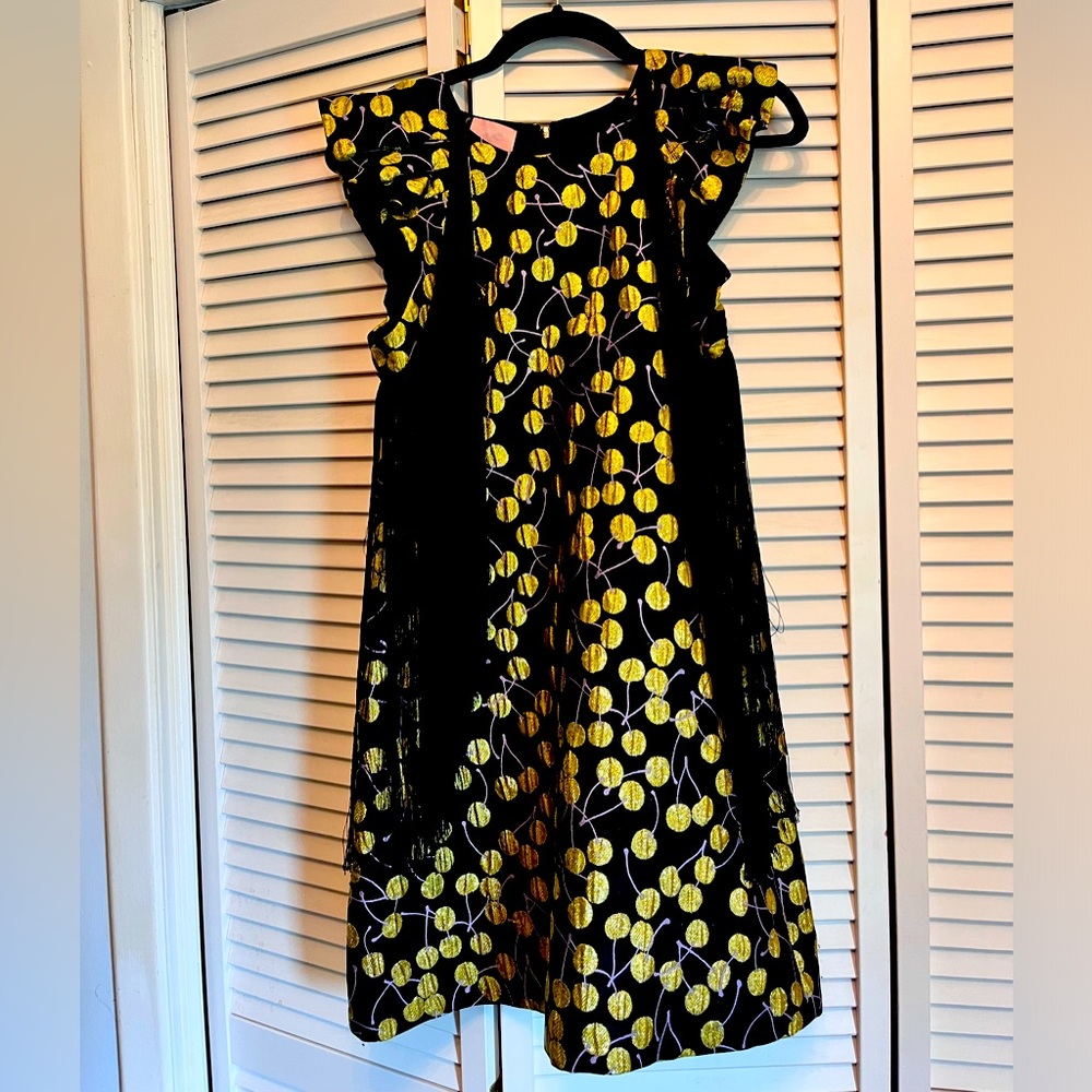 Giamba Paris Resort 2016 (Giambattista Valli) cherry print black minidress